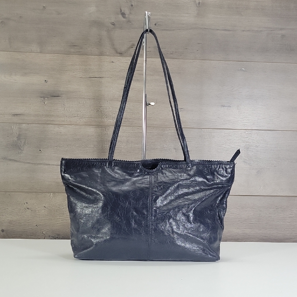 Latico for Anthropologie Navy Leather Tote Bag